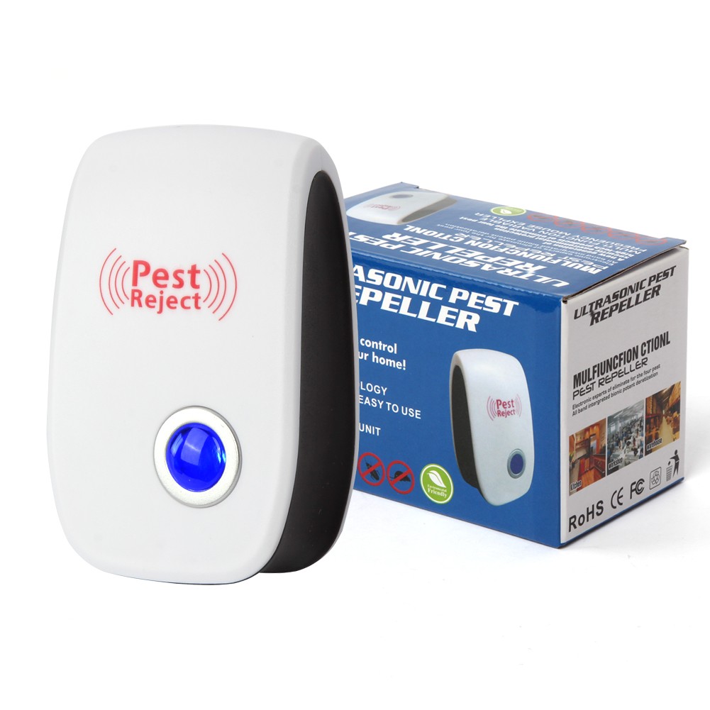 Ultrasonic Pest Repeller Insect Repellent for Mosquito Mice Roaches US Plug