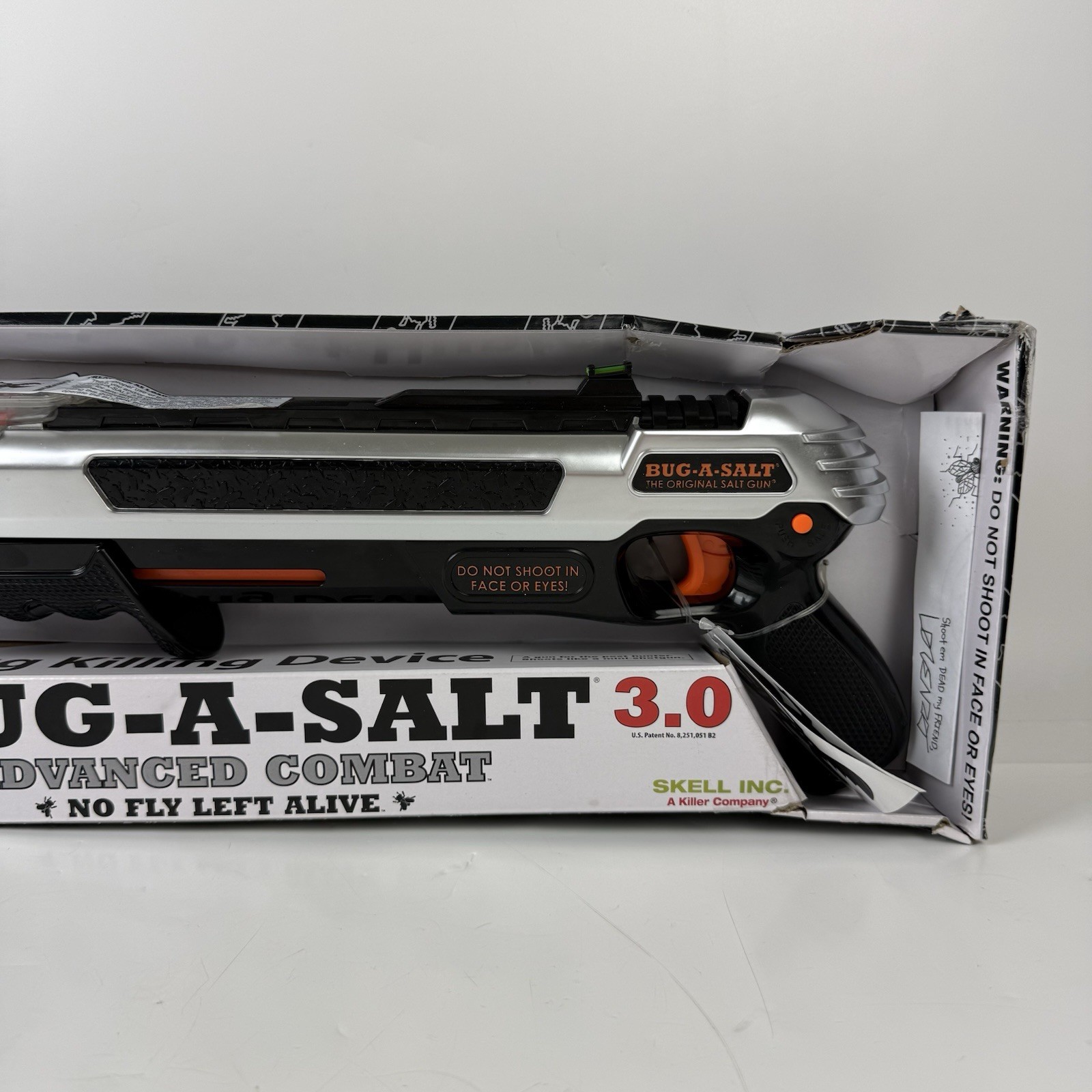 BUG-A-SALT Advanced Combat Silver Fiber Optic 3.0 New Free Shipping