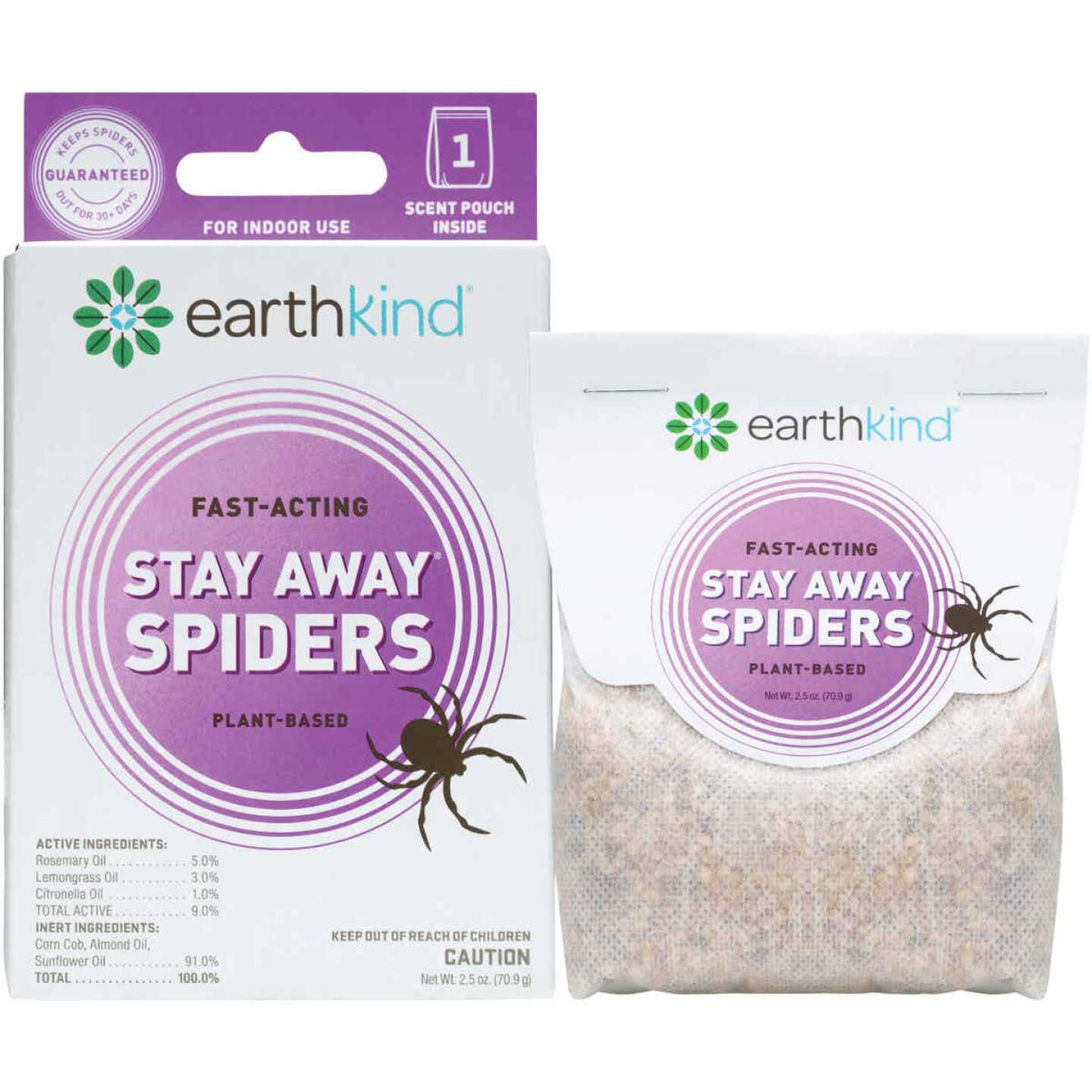 Stay Away Spiders Scented Pouch Rosemary Lemongrass Citronella, 2 PACK