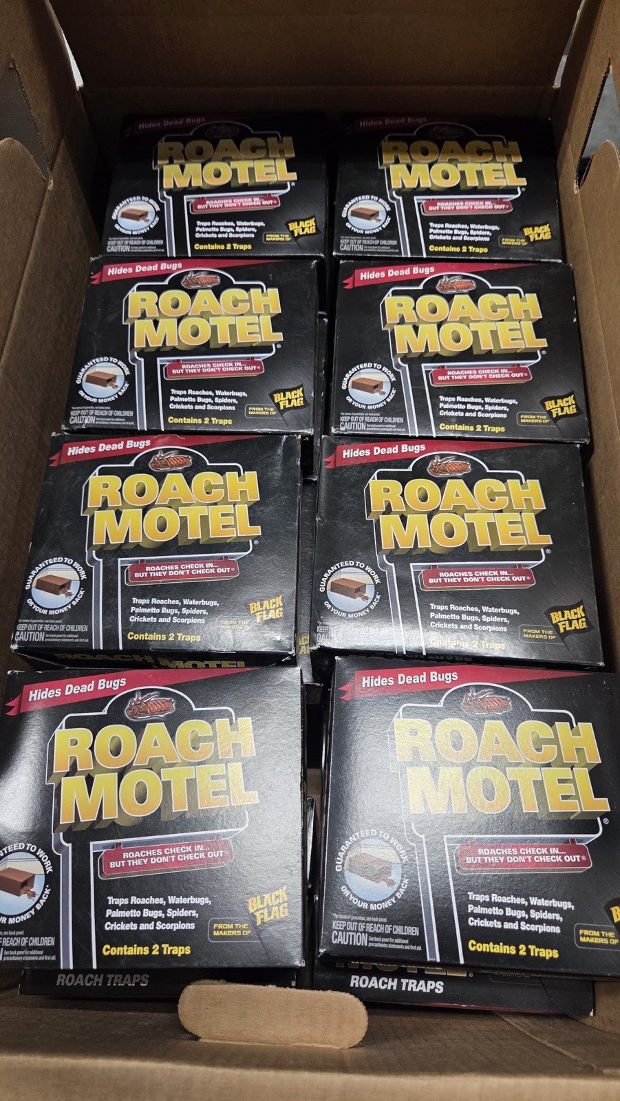 Black Flag Roach Motel 2 Traps-4pk