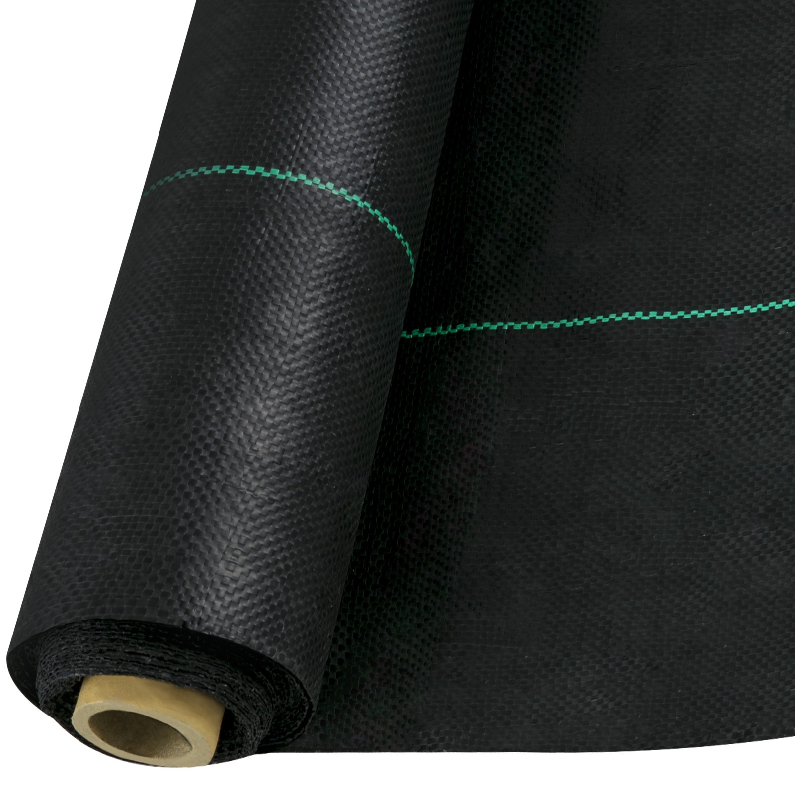 6.5′ x 300′ 3 oz Heavy Duty Woven Weed Barrier Fabric, Black Polypropylene