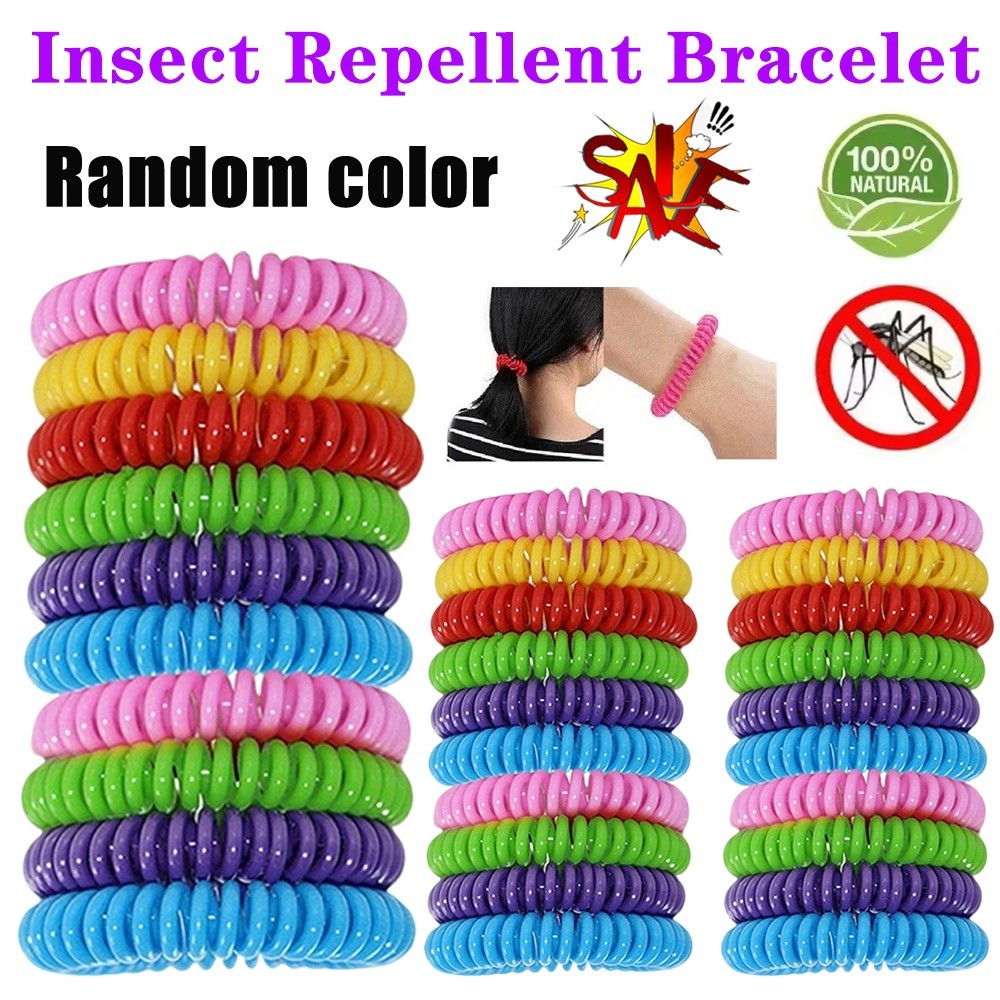 30Pack Anti Bug Insect Pest Repellent Bracelet Wrist Band Natural Protection