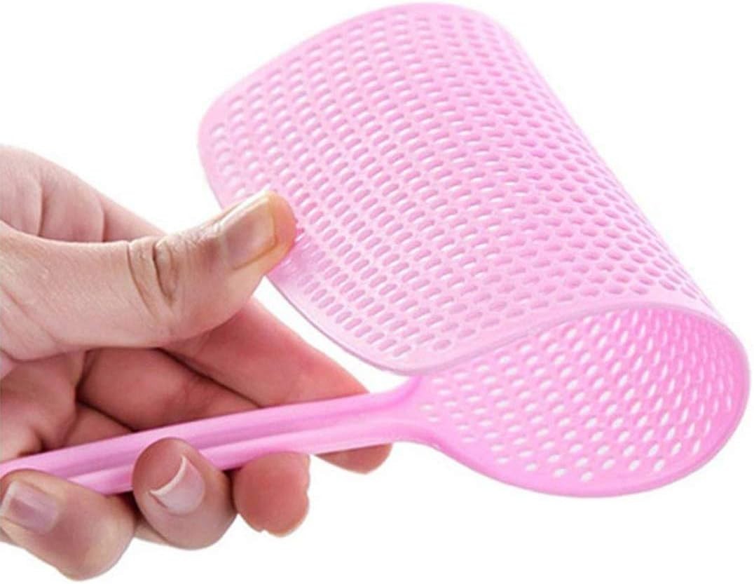 ChicRosa Fly Swatter, 3 Pack Strong Flexible Manual Swat Set, Assorted Colors…