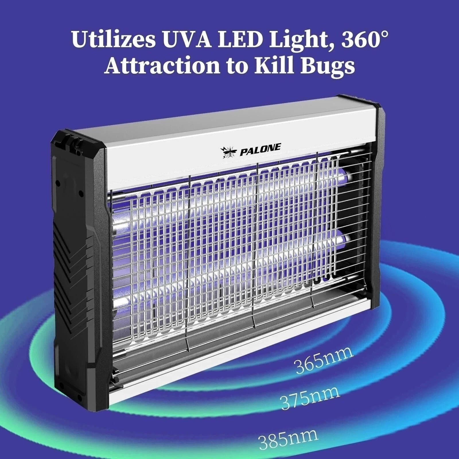 Electric Mosquito Insect Killer Zapper LED Light Fly Bug Trap Pest Control Lamp