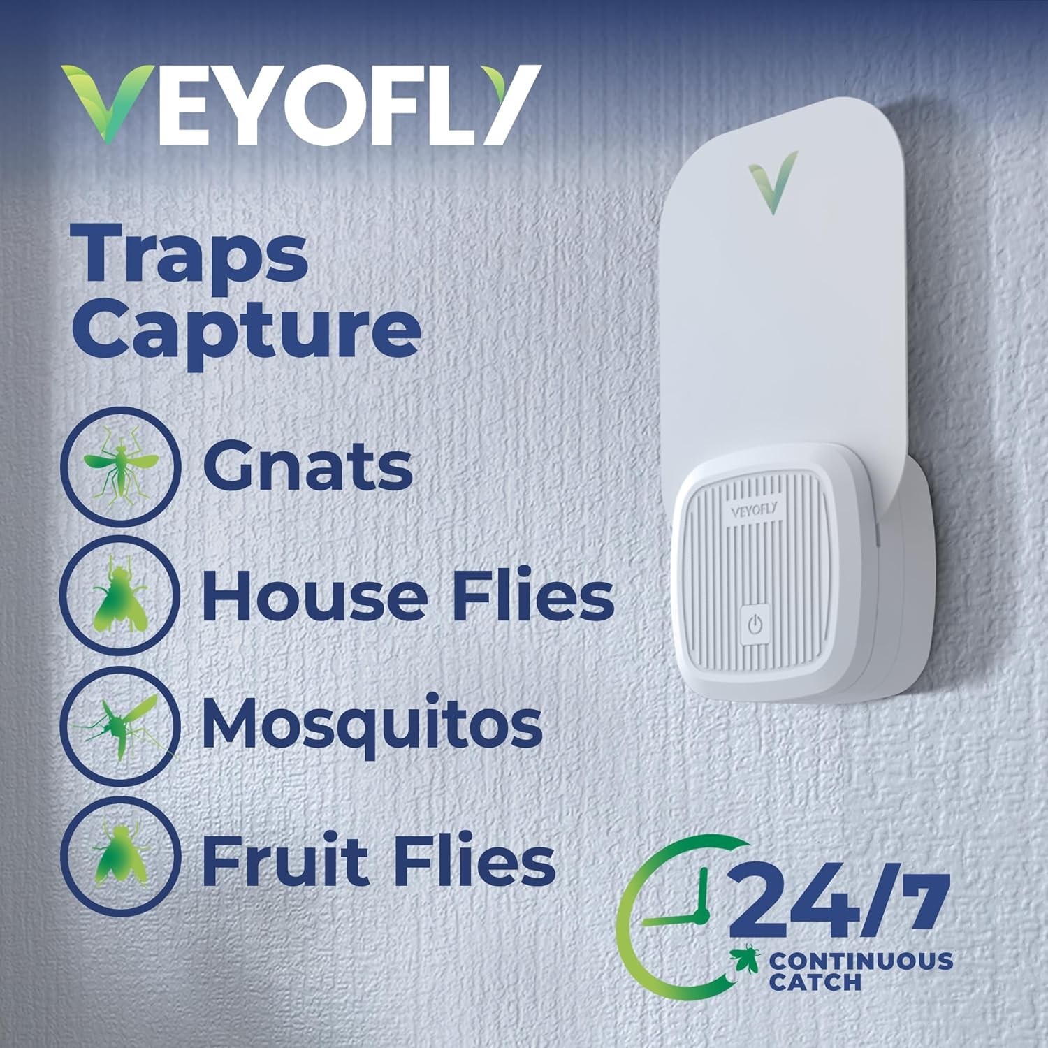 Fly Trap Indoor Fruit Fly Traps Indoors Flying Insect 2 Device 4 Refills Gnat