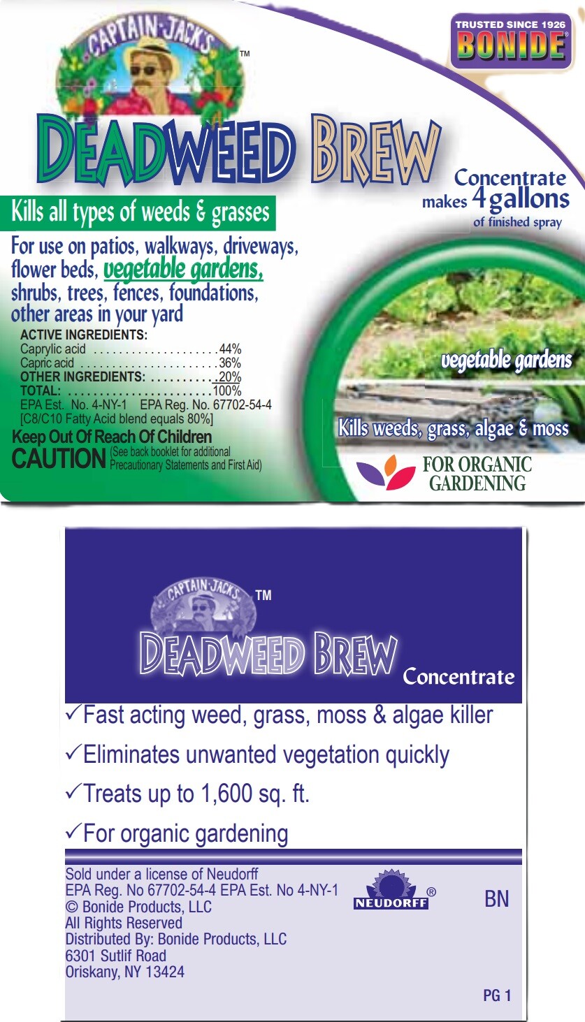 Captain Jack’s 2601 Deadweed Brew Organic Weed & Grass Killer Concentrate 32 Oz