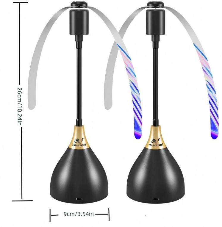 Fly Fans For Tables Effective Fly Repellent Fan Keeps Flies Away for BBQ’s 3 Pk