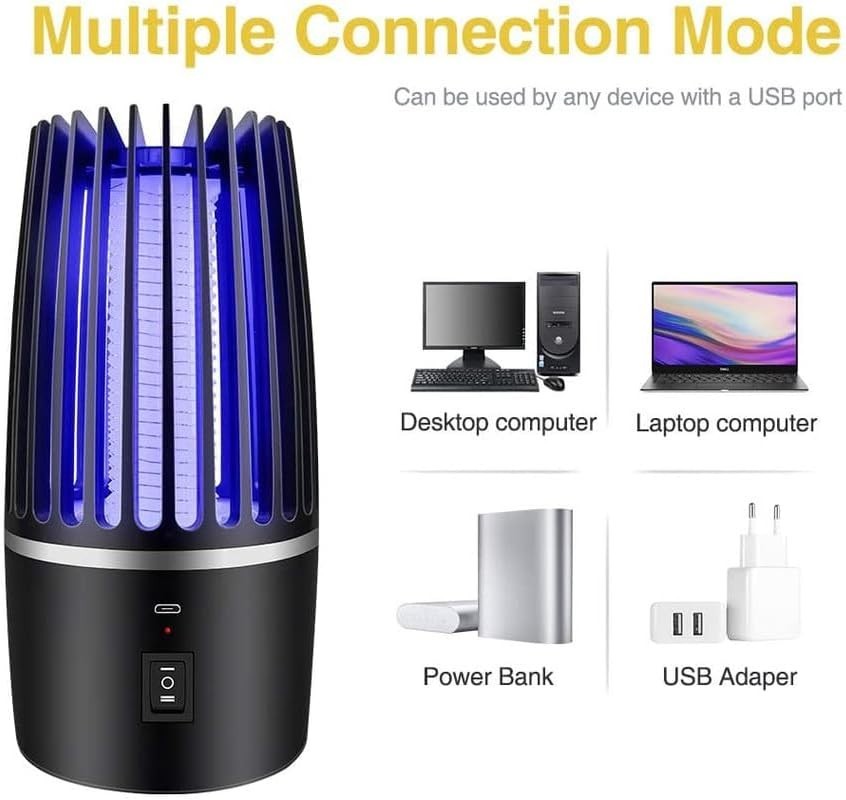 Electric Fly Gnat Killer Lamp Pests Fly Insect Trap Mosquito Bug Zapper