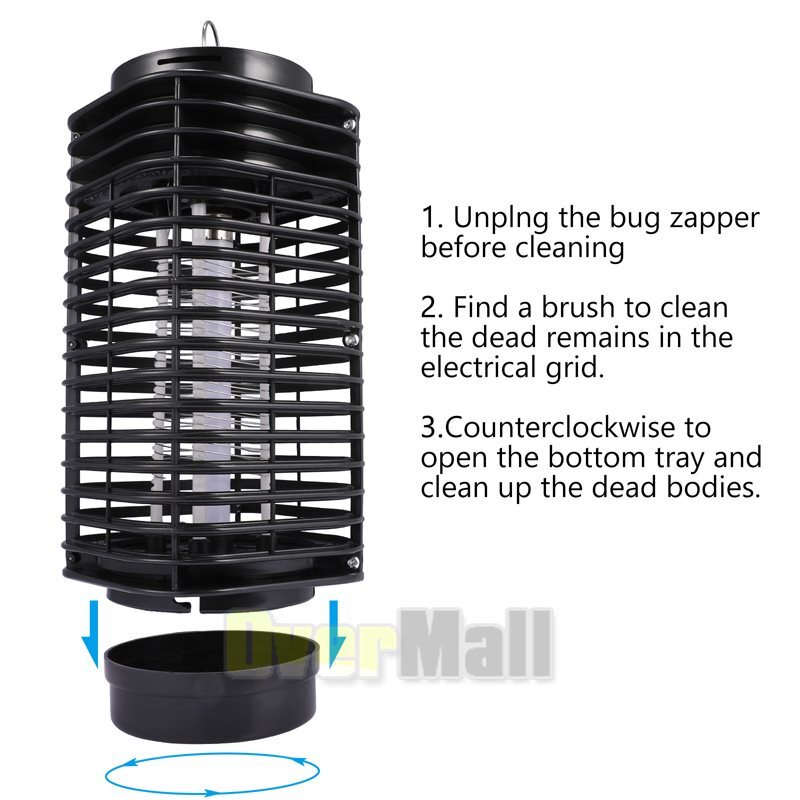Indoor Zapper Electric Insect Fly Pest Bug Gnat and Mosquito Bug Trap Lamp
