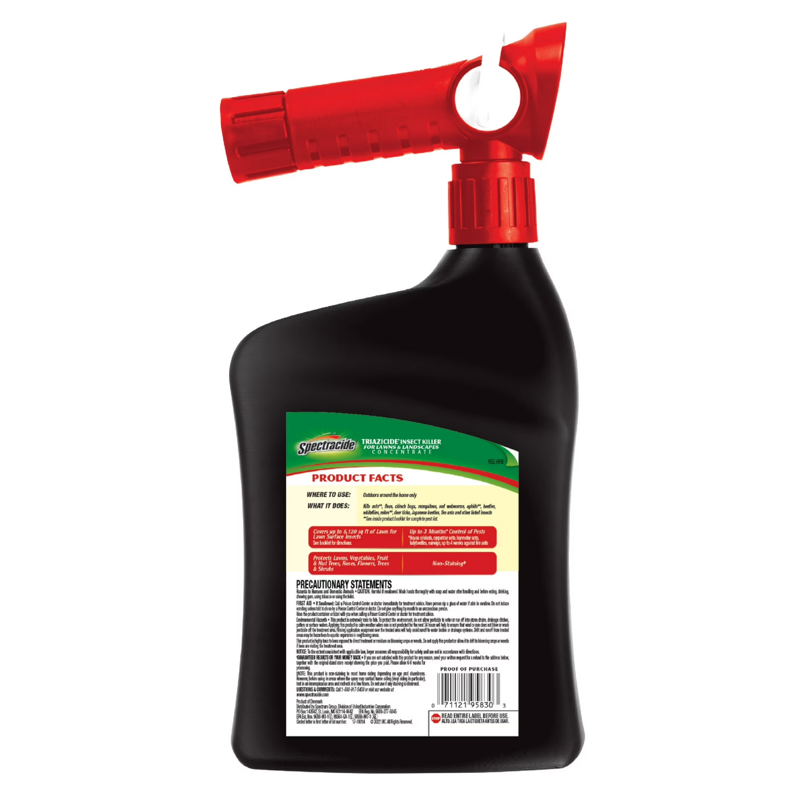 Lawn Insect Killer Spray Ready-to-Use Concentrate Controls Outdoor Pests 32 oz