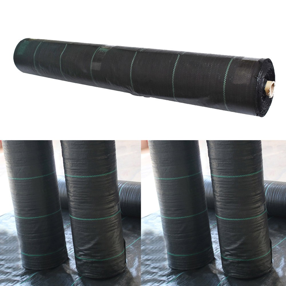 4×150FT Heavy Duty Weed Barrier Fabric Woven Garden Ground Weed Cover Landscape