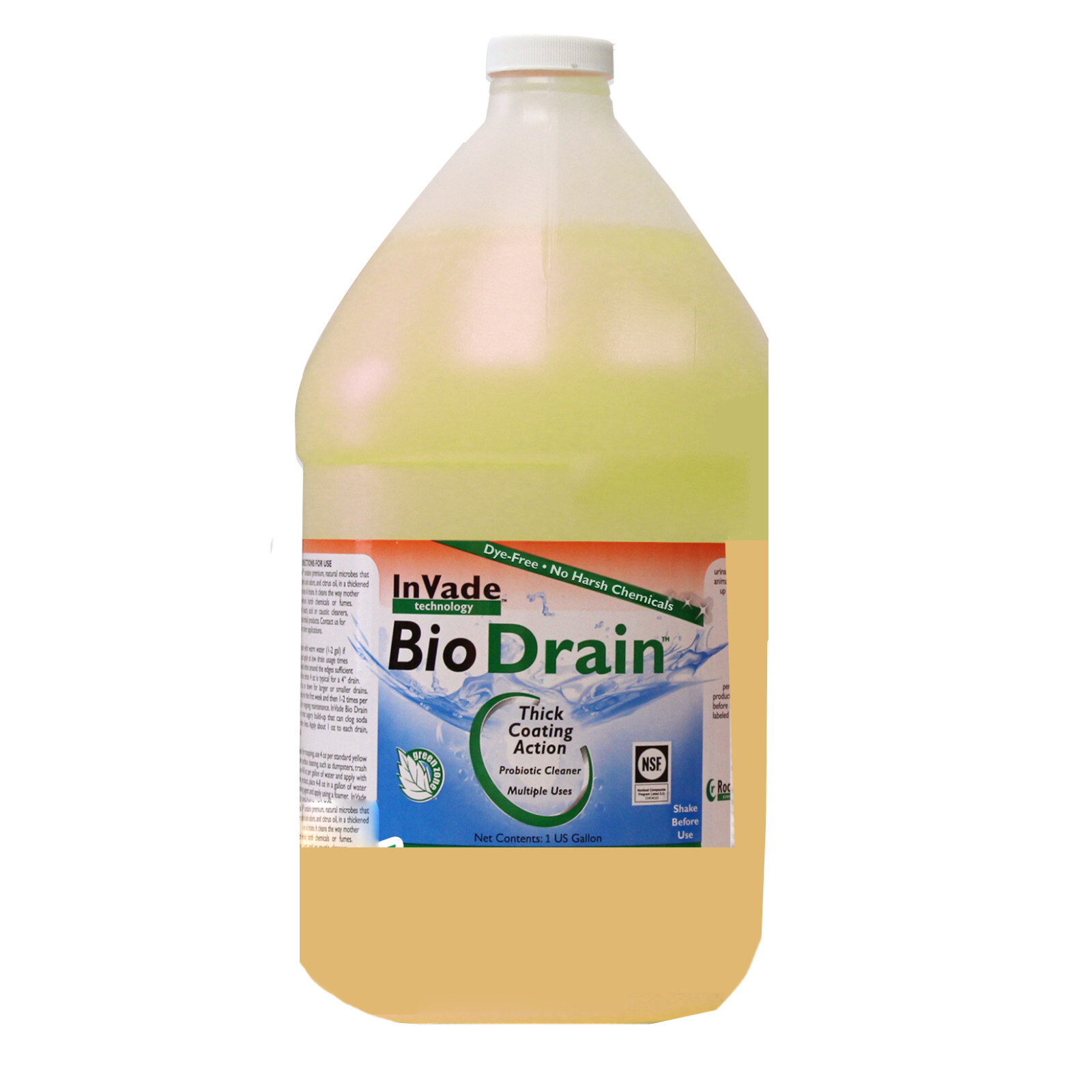 Invade Bio Foam Super Concentrate Probiotic Drain Cleaner 1GL Drain Fruit Flies