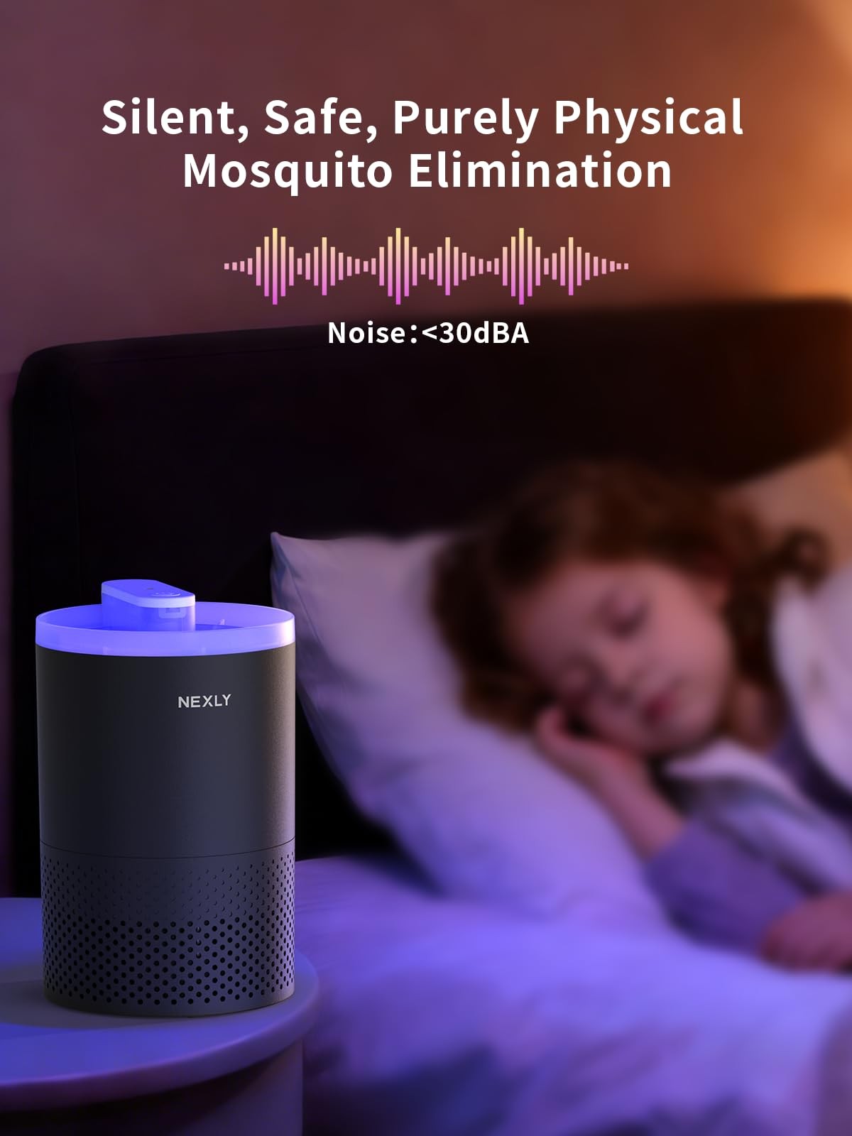 Bug Zapper & Trap for Indoor Use, UVA Mosquito Killer with Energy-Efficient L…