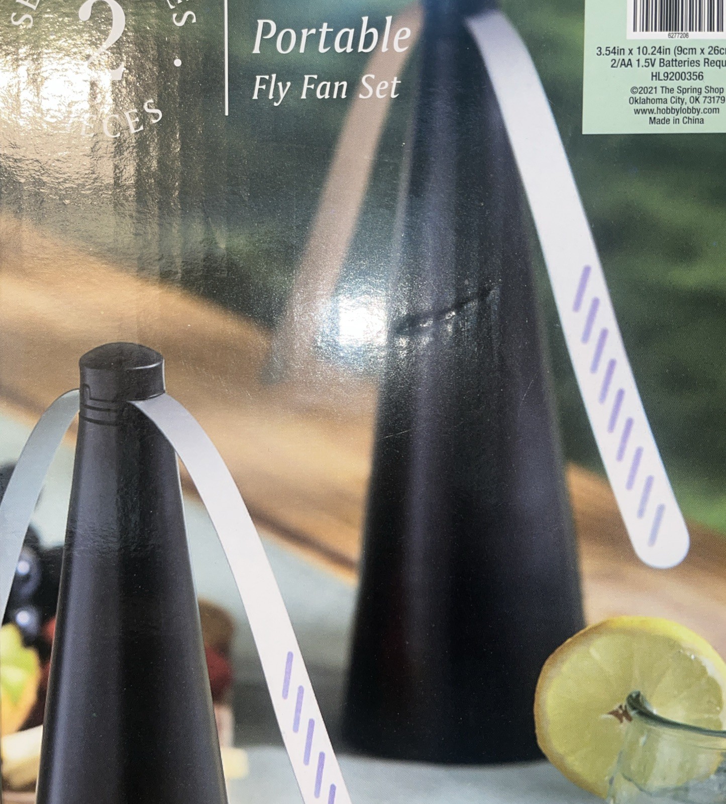 NEW Fly Repellent Fan Set Of 2 Portable