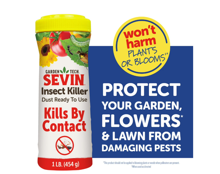 3 PACK Insect Killer powder Sevin Garden Ready to Use Dust, 1 Pound Can