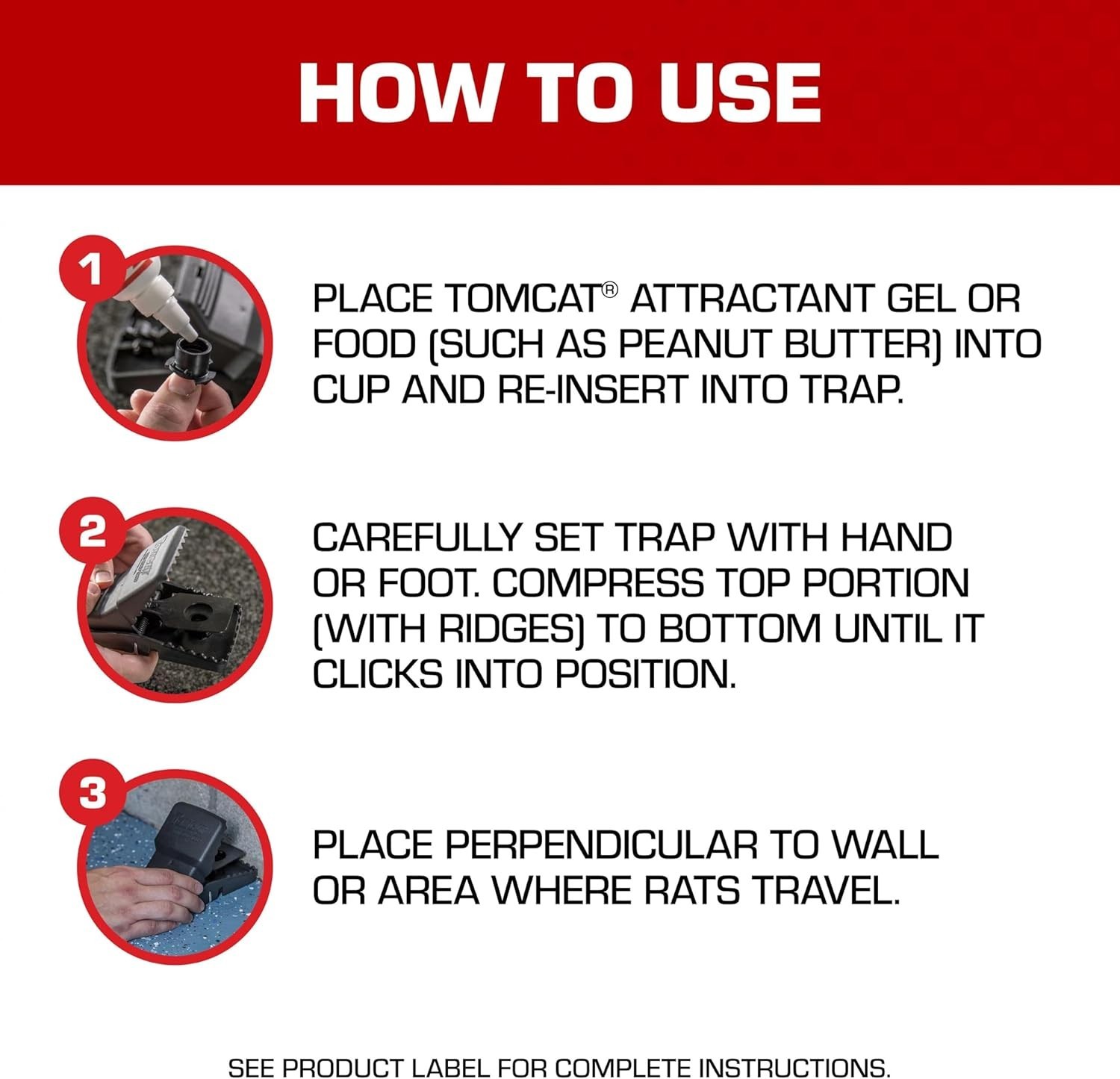 Eco-Friendly Rat Snap Trap – Reusable, Manual 1-Pack for Home & Healthy Living