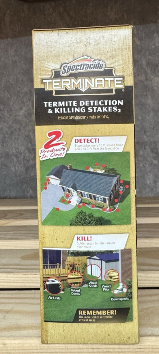 Spectracide Terminate Termite Detection & Killing Replacement Stakes – 5 Count