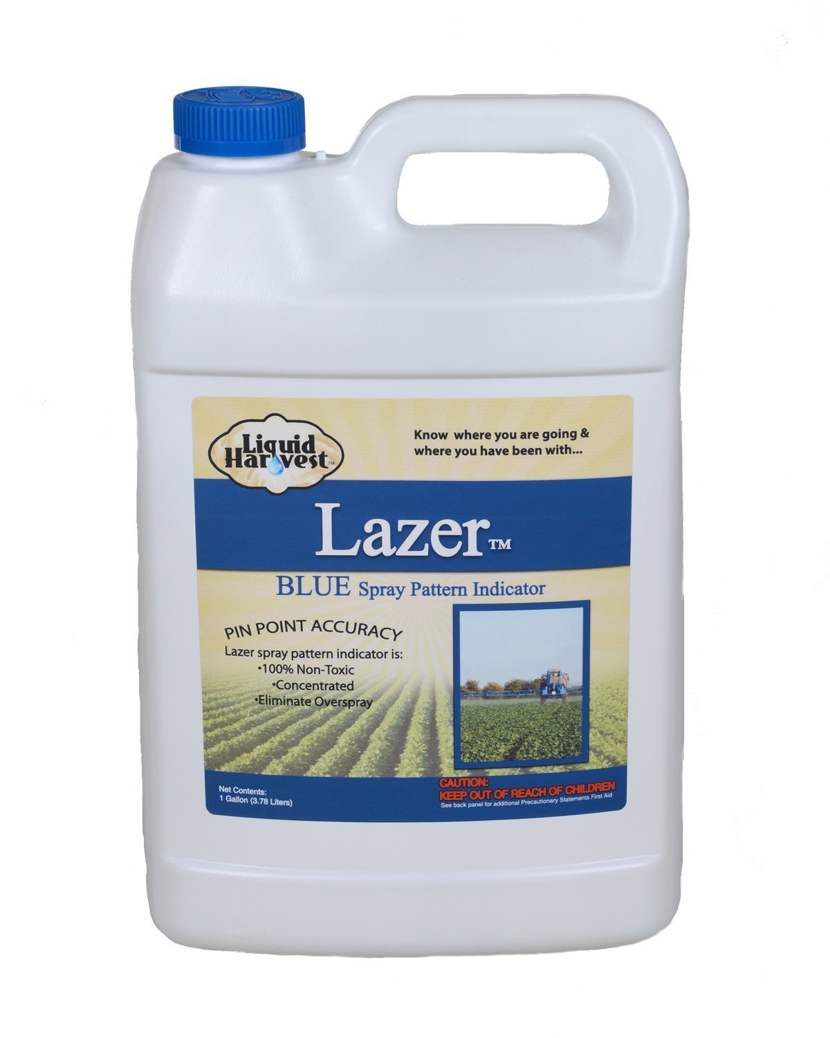 Liquid Harvest Lazer Blue Concentrated Spray Pattern Indicator – 1 Gallon