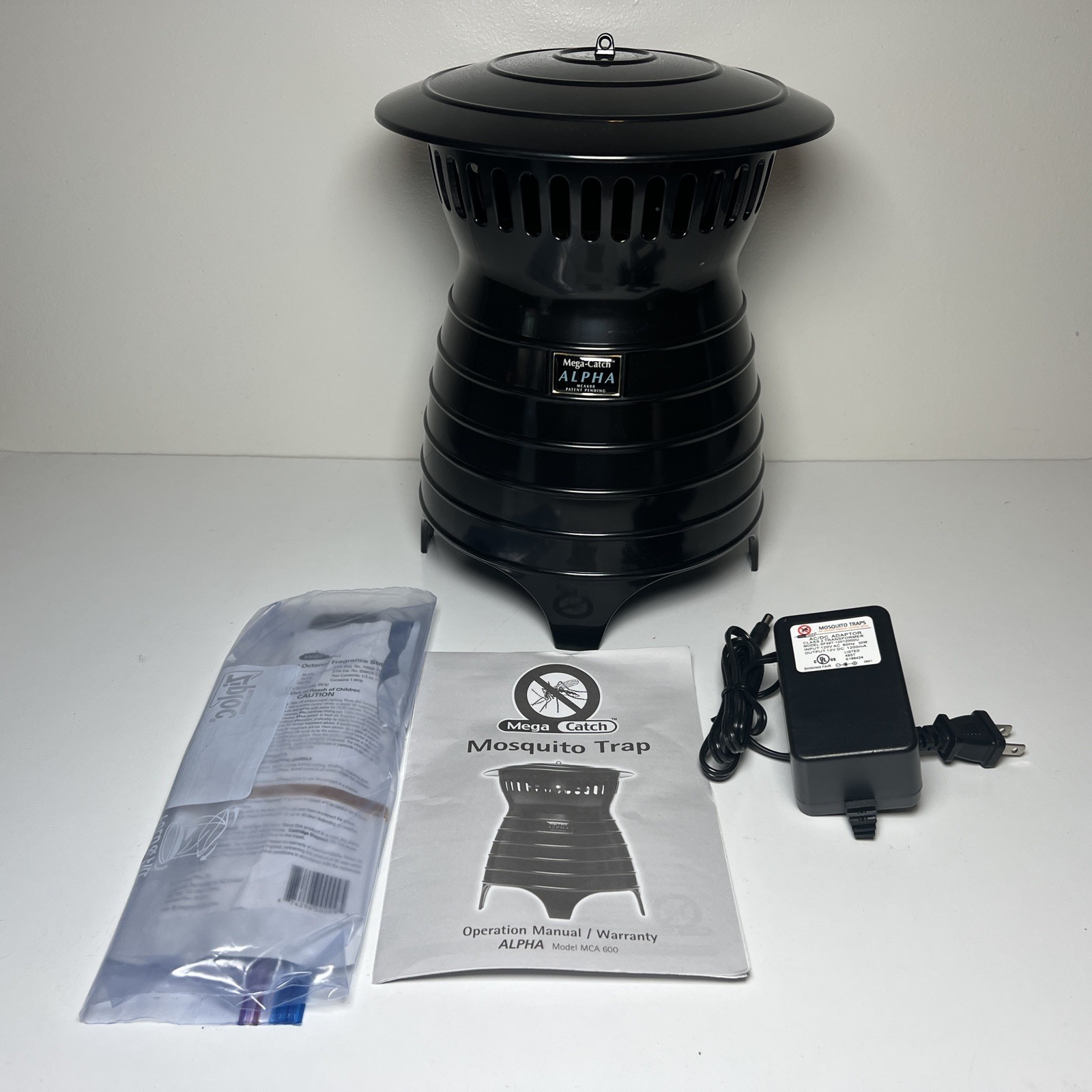 Mega Catch Alpha MCA600 Mosquito Trap With Manual And Power Cord
