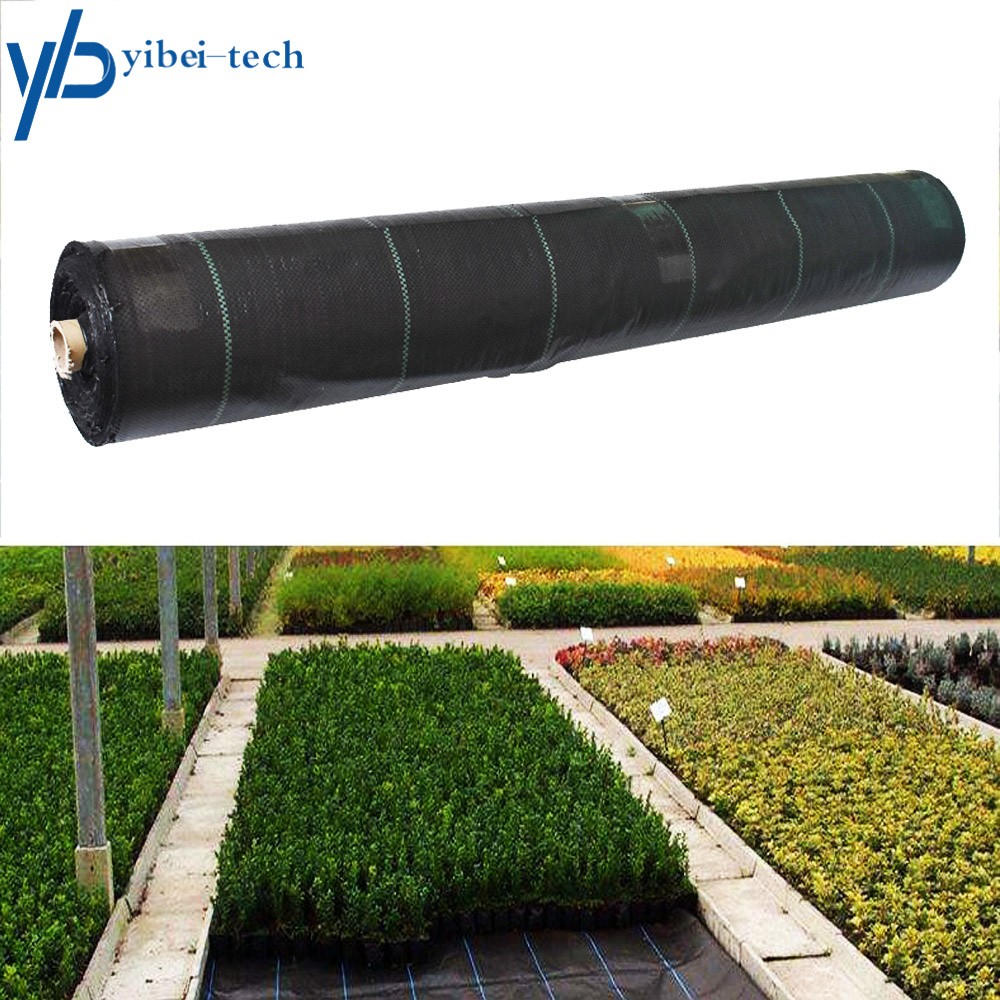 Heavy Duty 6×100FT Weed Barrier Fabric Woven Garden Ground Weed Cover Landscape