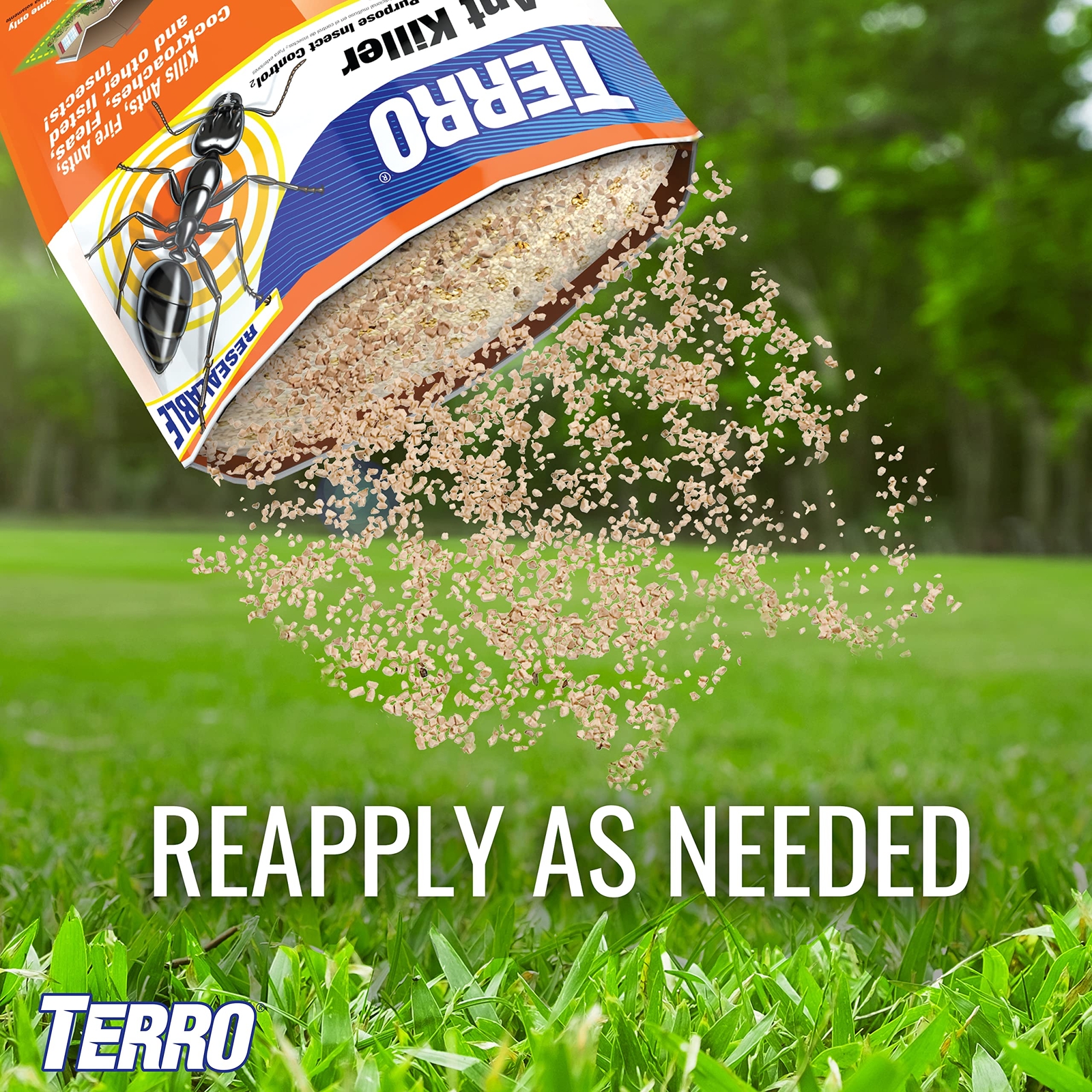 TERRO T901-6 Ant Killer Plus Multi-Purpose Insect Control for Outdoors – Kills