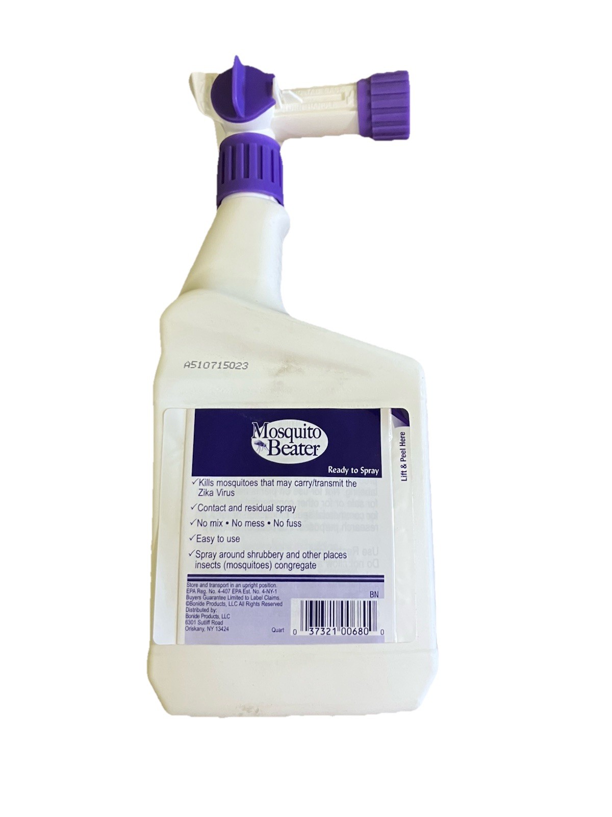 Mosquito Beater 1Qt Hose End Spray Mosquito Gnat Fly Killer Insecticide