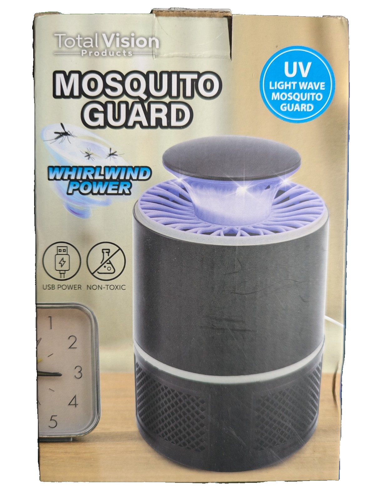 Total Vision UV Light Wave Mosquito / Bug Guard Fruit Fly Gnat Insect Trap