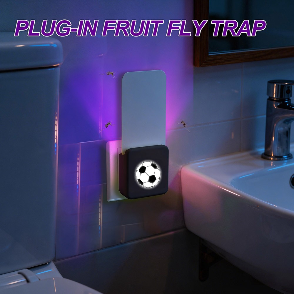 UV Light Fly Trap Mosquito Killer Sticky Glue Bug Zapper for Flies Gnats Indoor