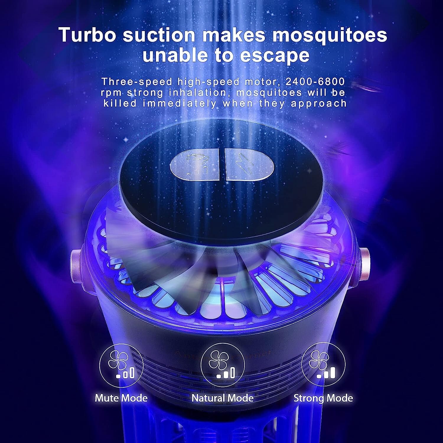 Bug Zapper Indoor Insect Trap Fly Gnat Mosquito with 22 Led UV Light home office