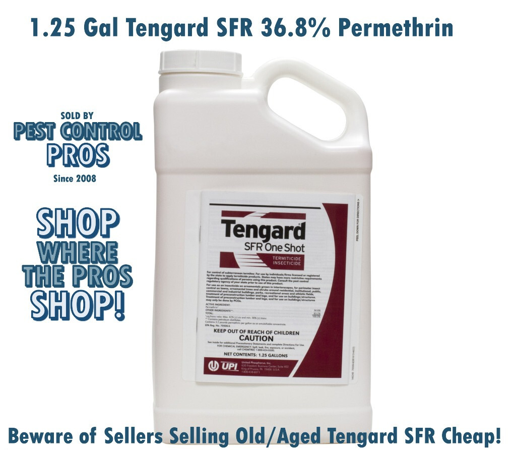 1.25 gal Tengard 36.8% Permethrin SFR Control Insecticide Flea Tick No Ship NY