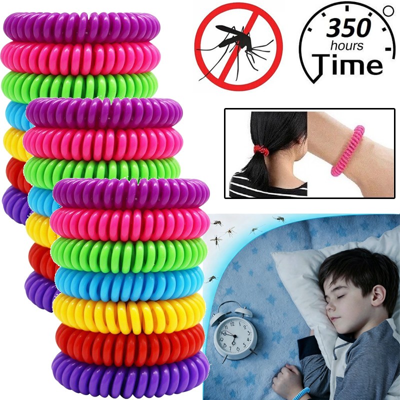 150 PCS Anti Bug Insect Pest Repellent Bracelet Wrist Band Natural Protection