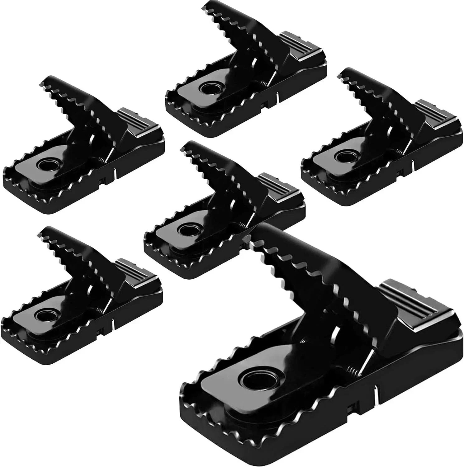 6 Pack Mouse Traps Rat Mice Killer Snap Trap Power Rodent Heavy Duty Pest Trap