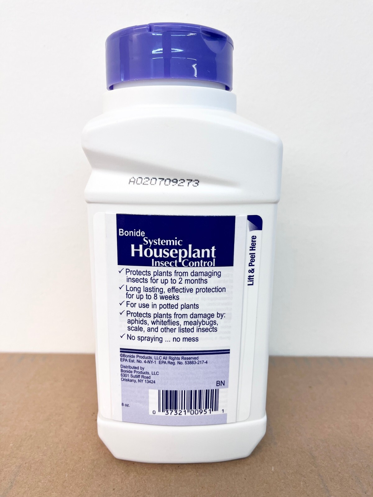 Bonide Systemic Houseplant Insect Control, 8 oz Ready-to-Use Granules for Indoor