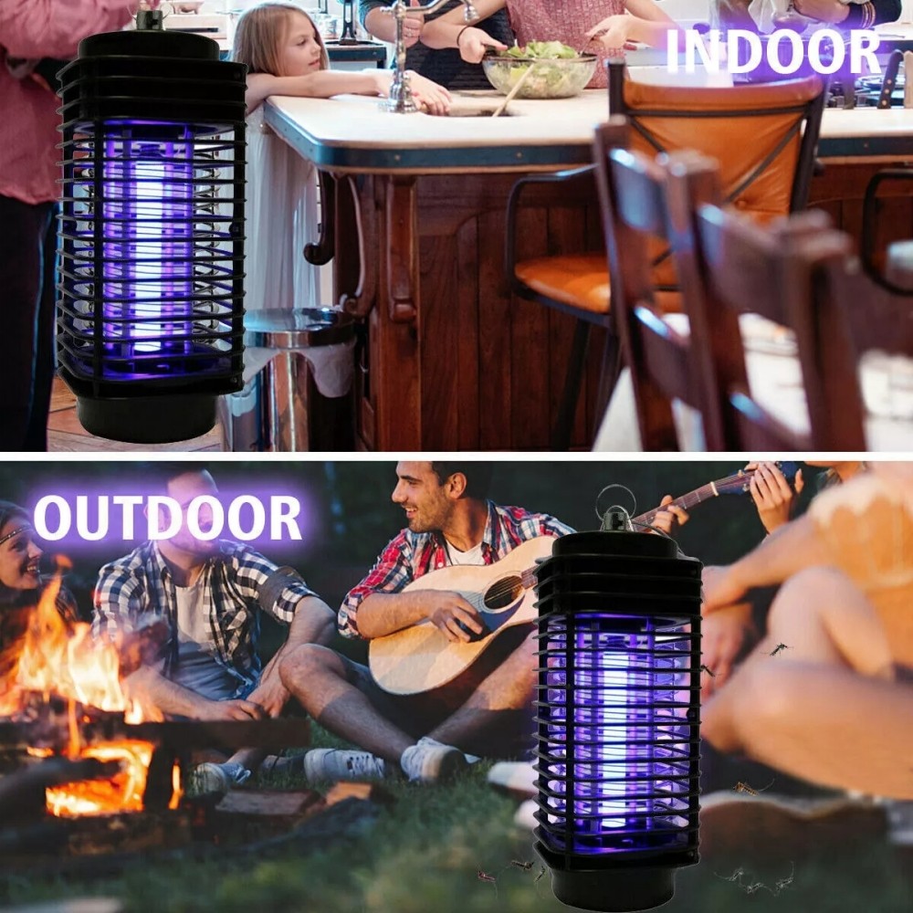2Pack Electric UV Mosquito Killer Lamp Outdoor/Indoor Fly Bug Insect Zapper Trap