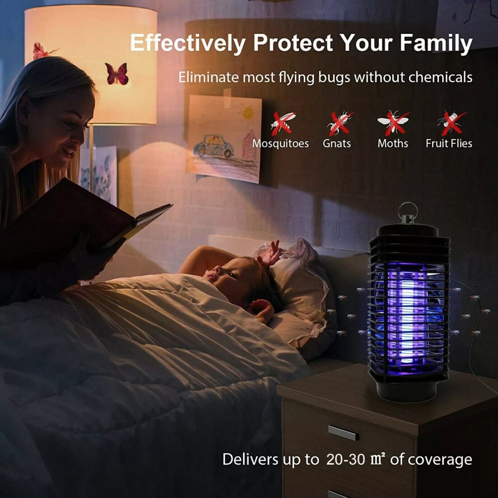 2Pack Electric UV Mosquito Killer Lamp Outdoor/Indoor Fly Bug Insect Zapper Trap