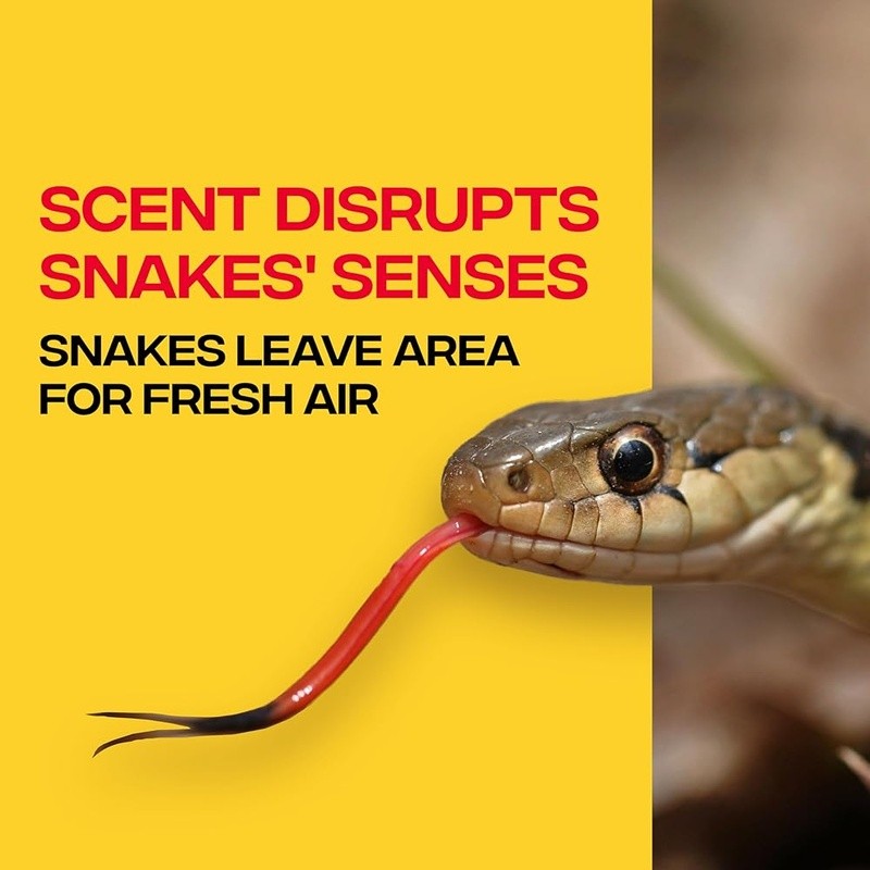 Outdoor Snake Repellent Granules Long Lasting EPA Registered Protects 1.25 Acres