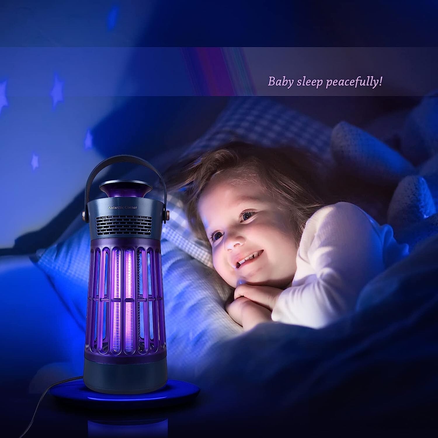 Bug Zapper Indoor Insect Trap Fly Gnat Mosquito with 22 Led UV Light home office