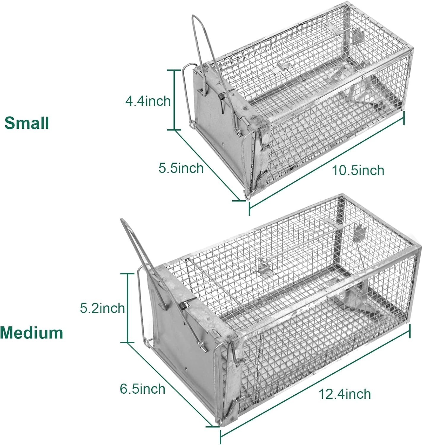 Rat Trap Mouse Traps Work for Indoor and Outdoor Small Rodent Animal-Mice Vol…