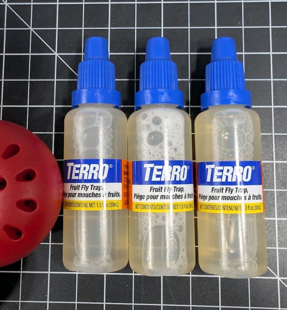 12pk Terro Fruit Fly Traps Indoor (two 6 Pack boxes) + 520 Days of Lure Supply