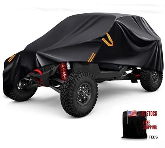 UTV Cover, Heavy Duty All-Weather Protection Oversized 2-3 Seater-Plus black