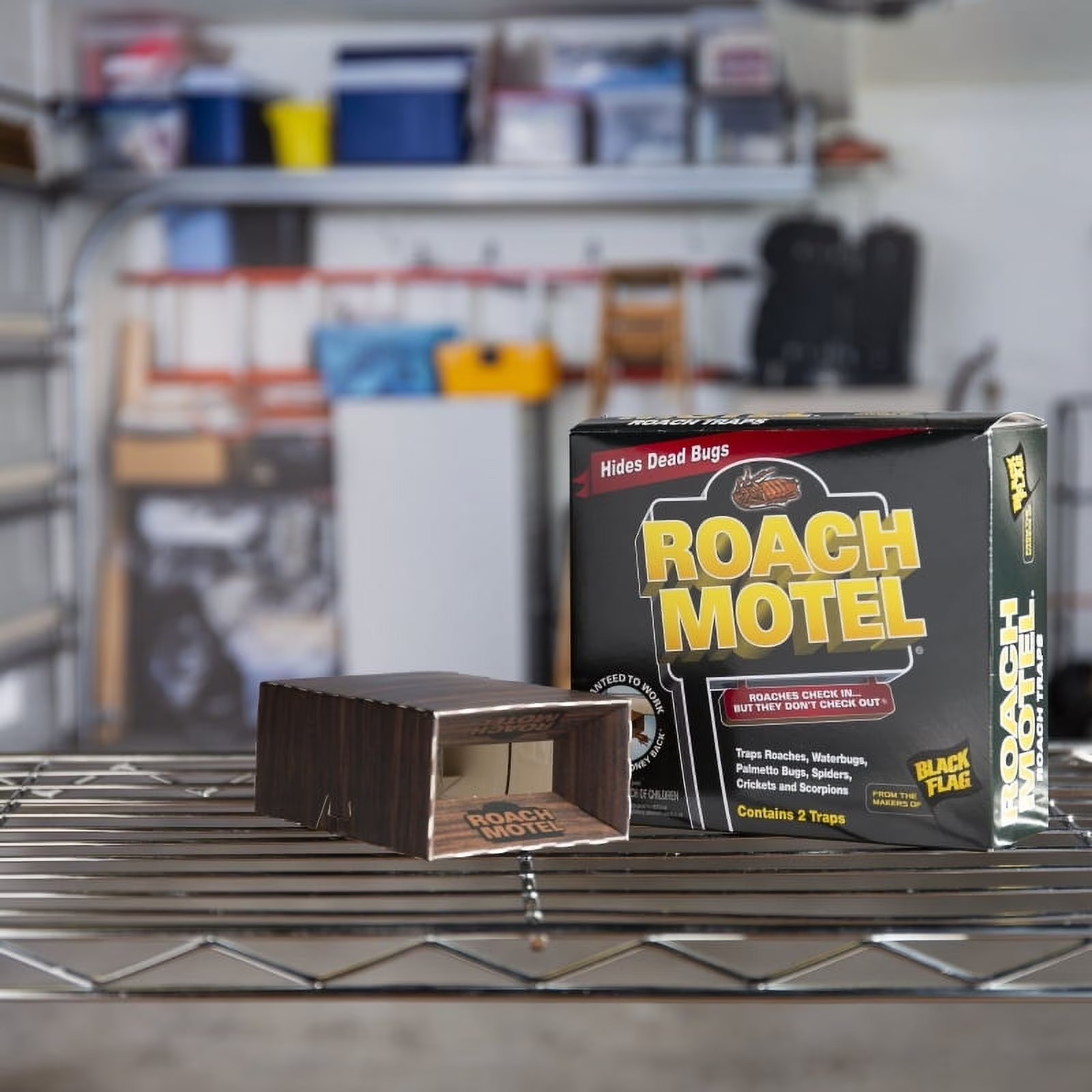 Black Flag Roach Motel Traps, 2-Count, 1-Pack