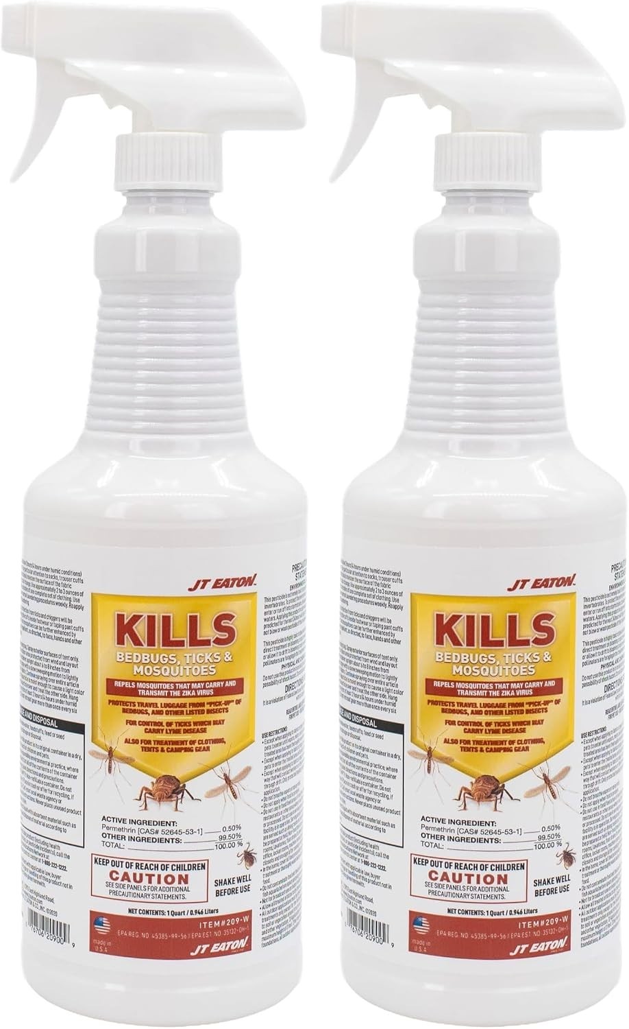 Water-Based Pest Killer Spray – 2Qt, 2-Pack