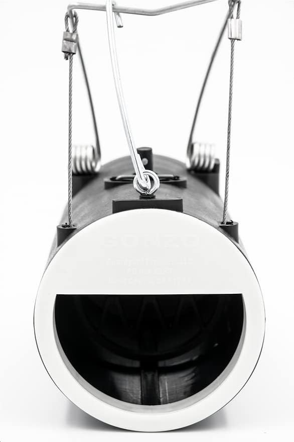 Black Manual Gopher and Mole Trap – Easy Setup with Illustrated Instructions