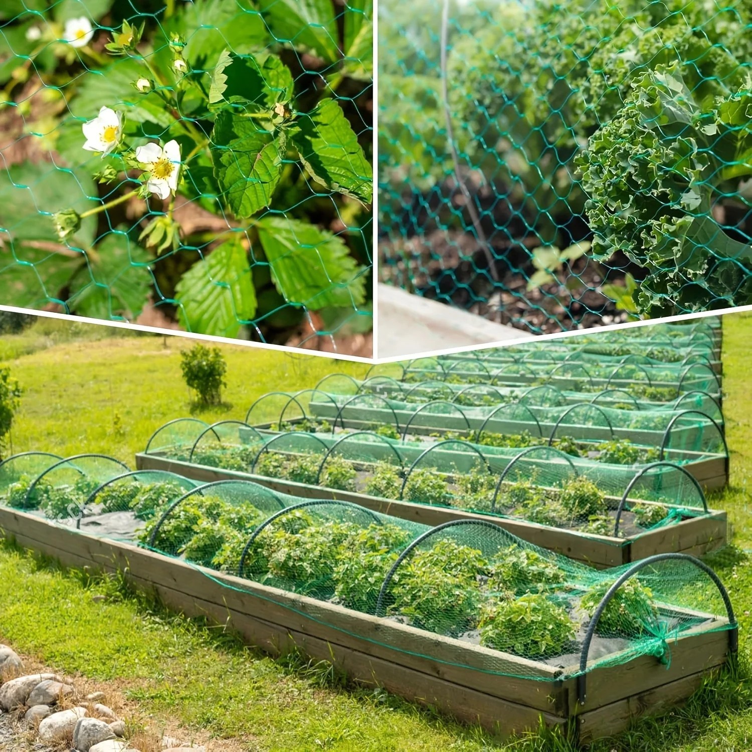 1PCS Garden Netting Bird Protection Trellis Grid Pest Fencing Net for Vegetables
