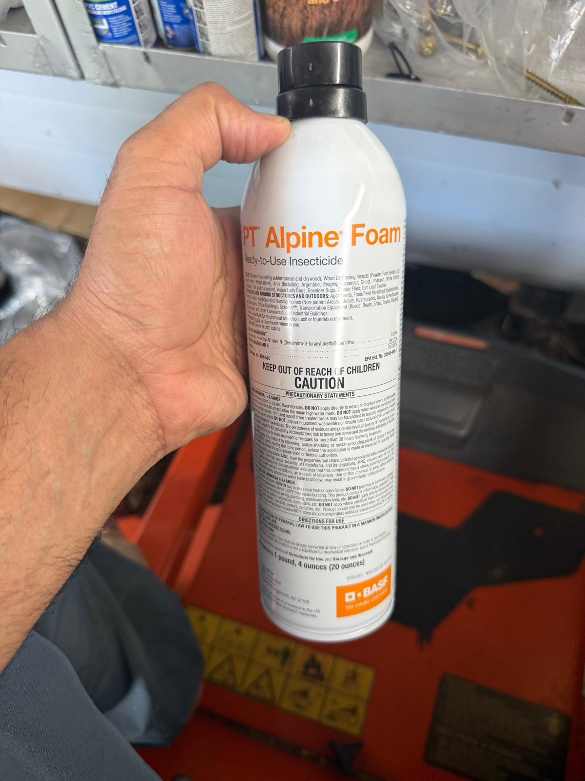 BASF PT Alpine Foam Ready-to-Use Insecticide for Ant & Termite 20 oz