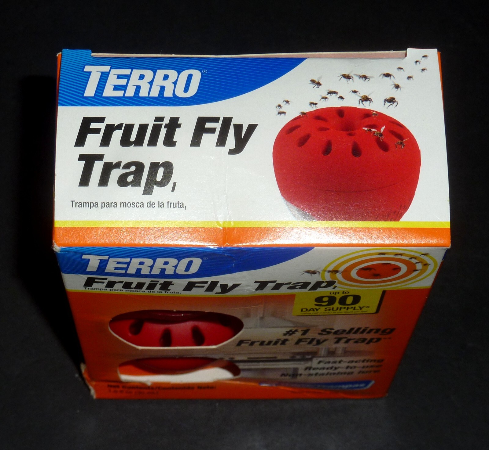 TERRO Indoor Fruit Fly Trap with Built in Window 2 Traps + 90 day Lure Supply