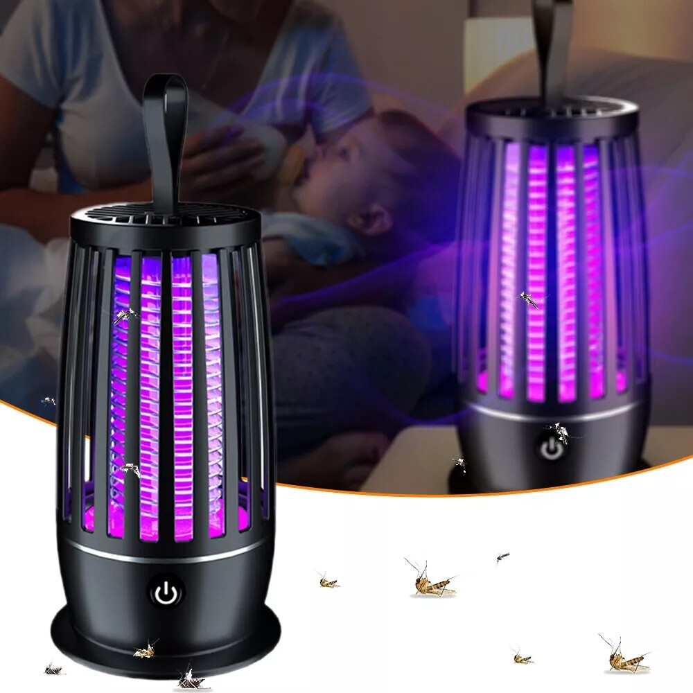 2PACK Electric Fly Bug Zapper Mosquito Insect Killer LED Light Control Lamp Home