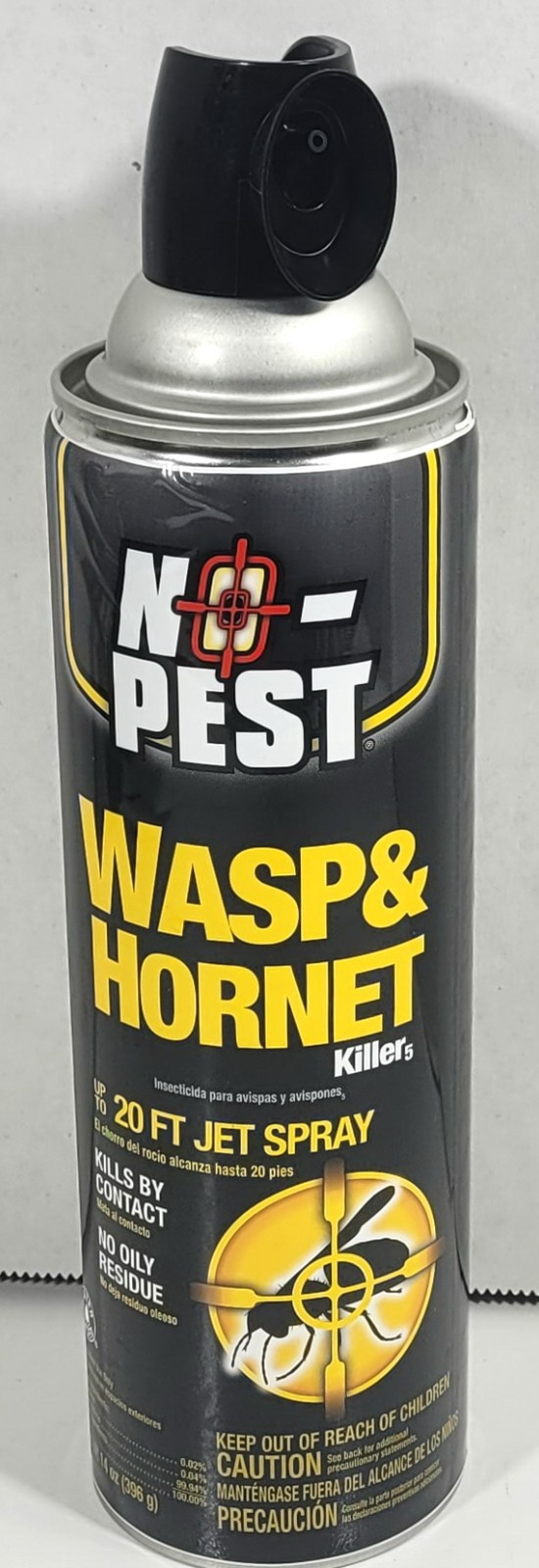 5 NEW NO PEST WASP AND HORNET SPRAY/KILLER 14OZ. SPRAY 14 oz Each FREE SHIPPING