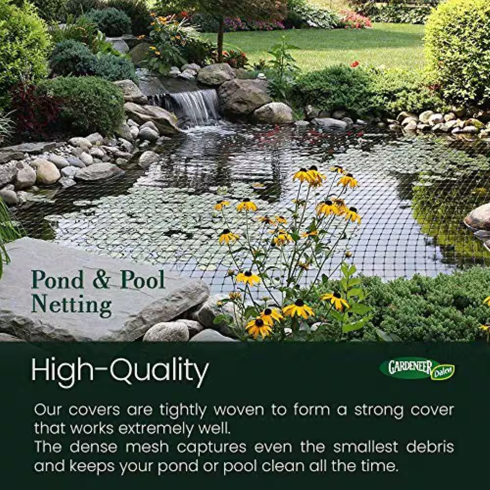 Pool and Pond Netting 3/8 In. Polypropylene Mesh (28 Ft. X 28 Ft. )