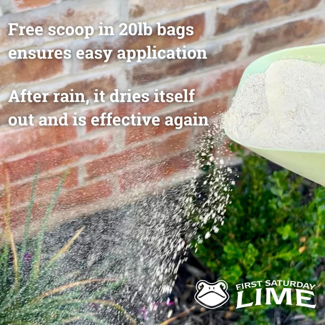 First Saturday Lime Insect Deterrent 20LB Monthly Insect Barrier Multi Purpose